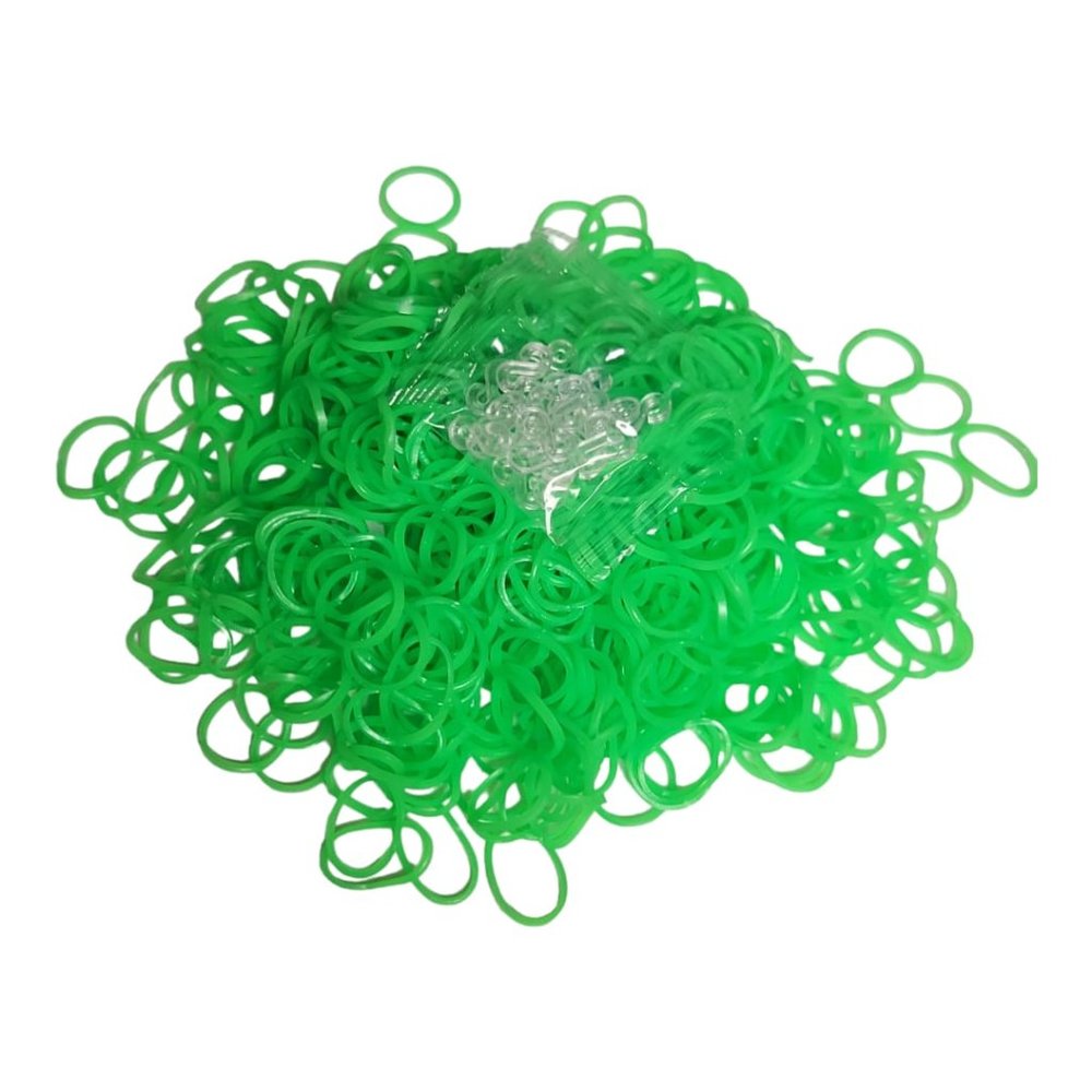 Neon Green  Rubber bands  Hot Green